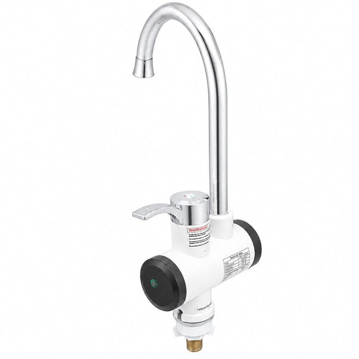 Robinet electric insstant apa calda EverLine, 3000W, afisaj Led, argintiu-alb WALTI