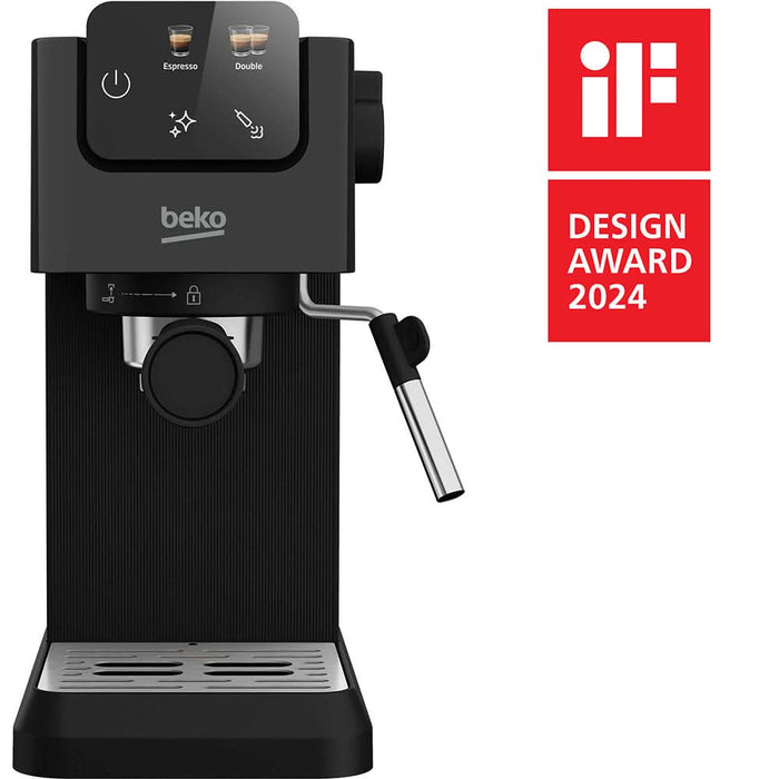 Espressor manual BEKO CaffeExperto CEP5302B, 1.1l, 1628W, 15 bar, negru WALTI