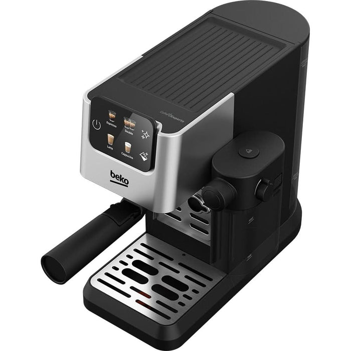 Espressor manual BEKO CaffeExperto CEP5304X, 1.1l, 1600W, 15 bar, negru-argintiu WALTI