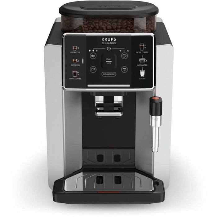 Espressor automat KRUPS Sensation EA910E10, 1.7l, 1450W, 15 bar, argintiu-negru WALTI