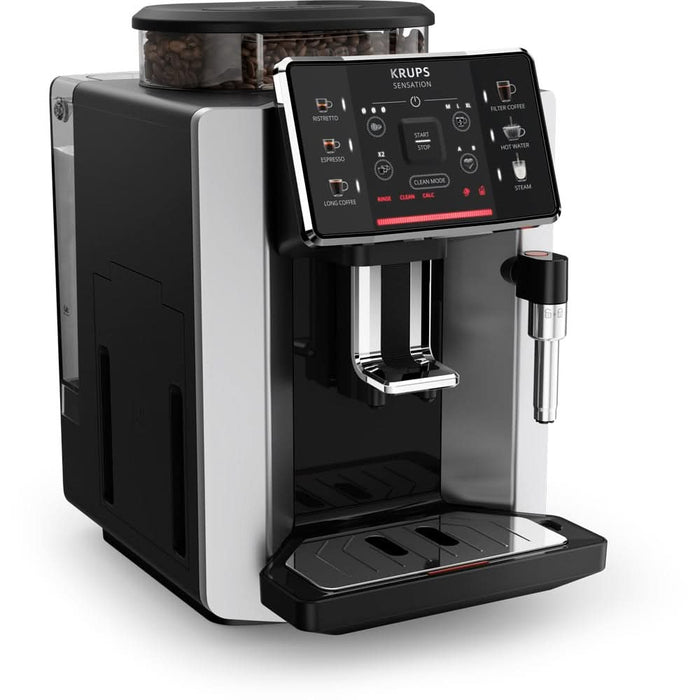 Espressor automat KRUPS Sensation EA910E10, 1.7l, 1450W, 15 bar, argintiu-negru WALTI