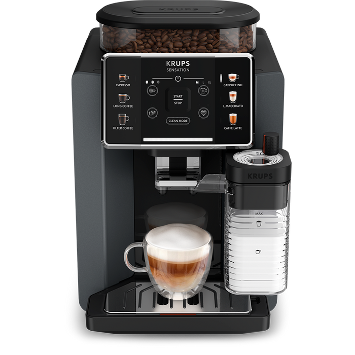 Espressor automat KRUPS Sensation Milk EA912B10, 1.7l, 1450W, 15 bar, negru WALTI