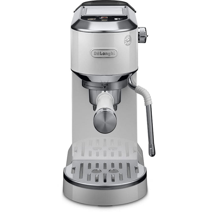 Espressor manual DELONGHI Dedica Duo EC890.WI, 1.1l, 1450W, 15 bar, sistem Cappuccino, alb-argintiu WALTI