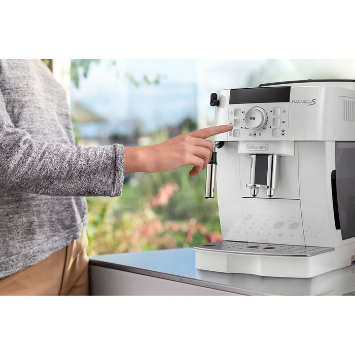 Espressor automat DELONGHI Magnifica S ECAM 22.110.W, 1.8l, 1450W, 15 bar, alb - WALTI WALTI