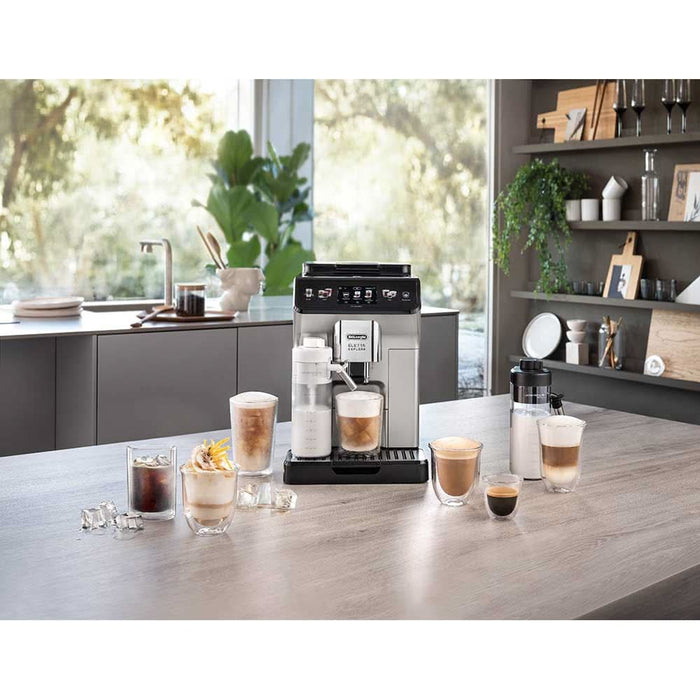 Espressor automat DELONGHI Eletta Explore ECAM 450.65.S, 1.8l, 1450W, 19 bar, argintiu-negru WALTI