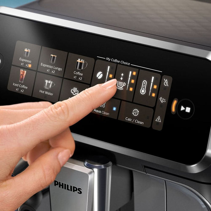 Espressor automat PHILIPS Seria 3300 EP3329/70, 1.8l, 1500W, 15 bar, argintiu-negru WALTI