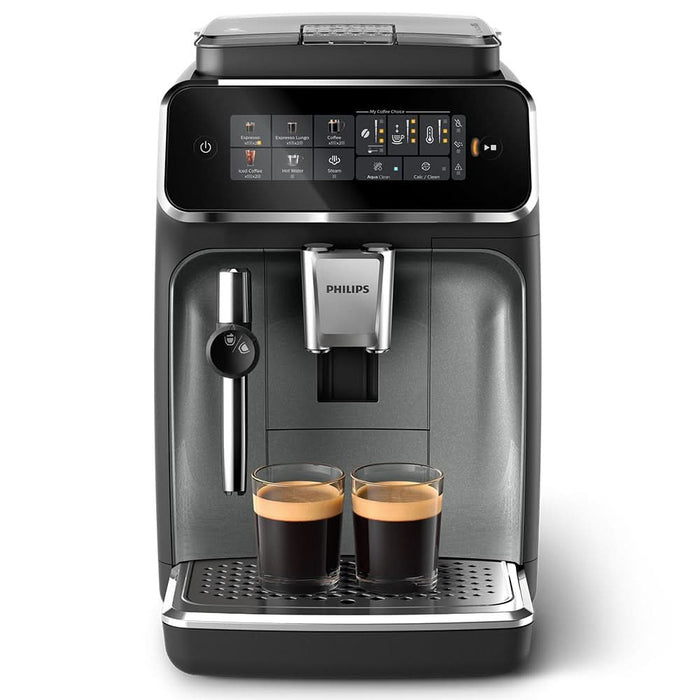 Espressor automat PHILIPS Seria 3300 EP3329/70, 1.8l, 1500W, 15 bar, argintiu-negru WALTI