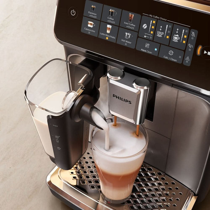 Espressor automat PHILIPS S3300 LatteGo EP3347/90, 1.8l, 1500W, 15 bar, crom-negru WALTI