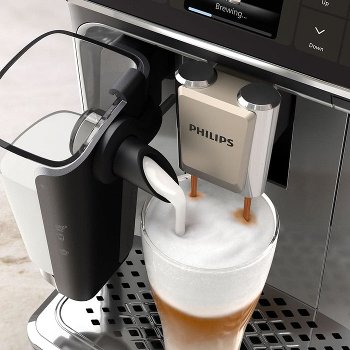 Espressor automat PHILIPS Seria 4400 EP4446/70, 1.8l, 1500W, 15 bar, argintiu-negru WALTI