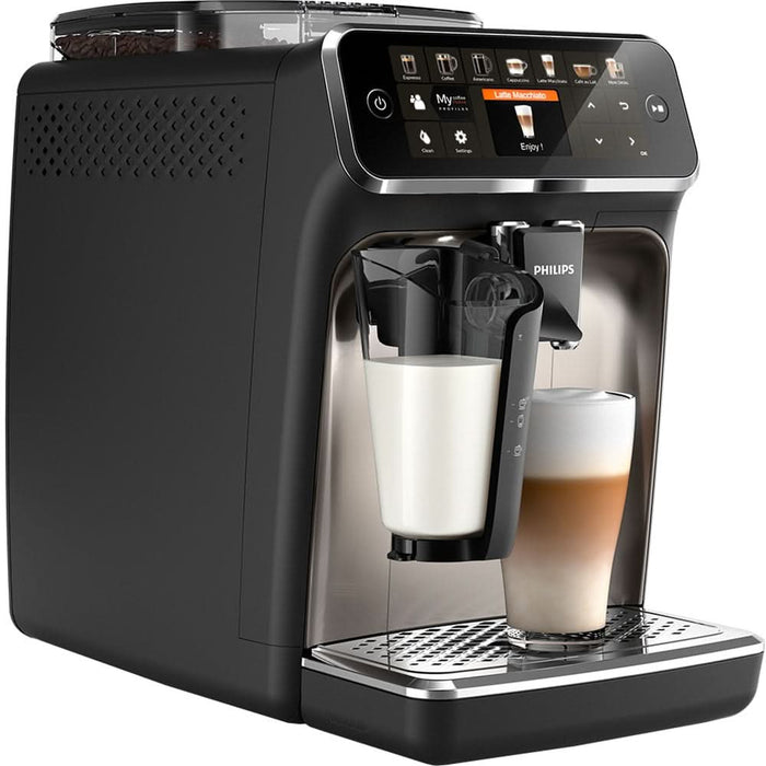 Espressor automat Philips LatteGo Seria 5400 EP5447/90, 1.8l, 1500W, 15 bar, negru-argintiu WALTI