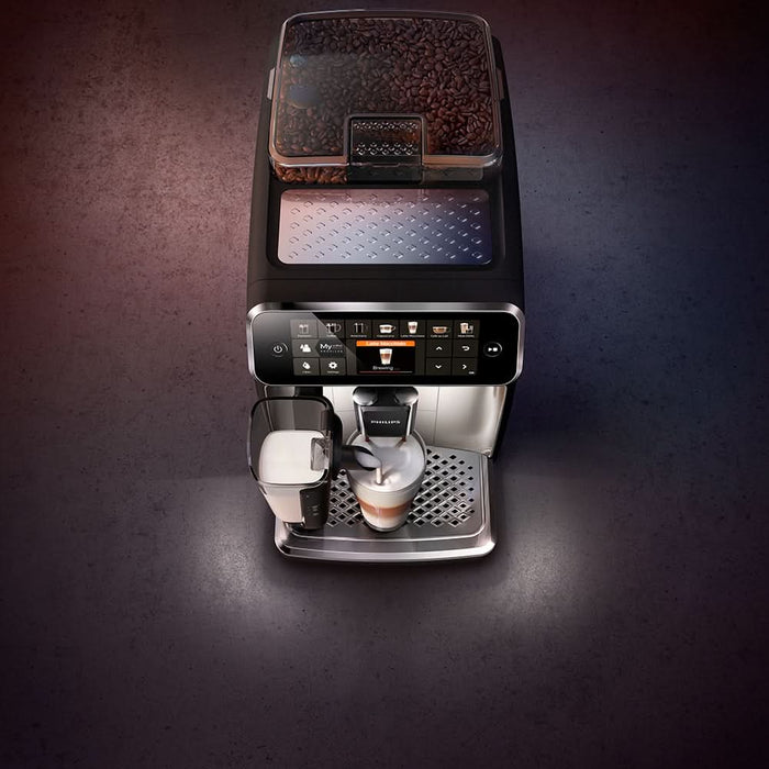 Espressor automat Philips LatteGo Seria 5400 EP5447/90, 1.8l, 1500W, 15 bar, negru-argintiu WALTI