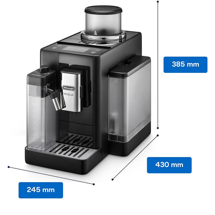 Espressor automat DELONGHI Rivelia EXAM440.55.B, 1.4l, 1450W, 19 bar, negru WALTI