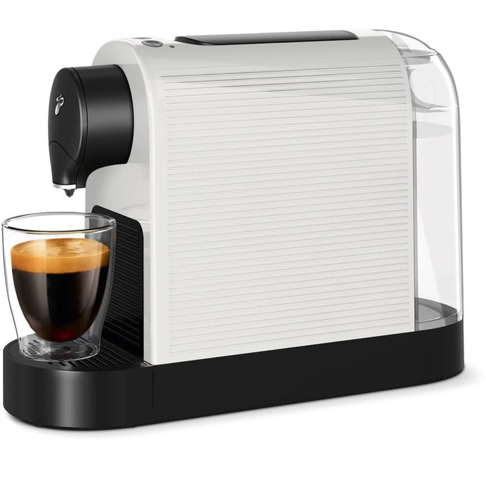 Espressor capsule TCHIBO Pure Plus PUREPLWH, 0.8l, 1250W, 15 bar, alb-negru WALTI