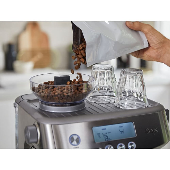 Espressor manual SAGE Barista Pro SES878BSS, 1.9l, 1680W, 15 bar, sistem termic ThermoJet, argintiu WALTI