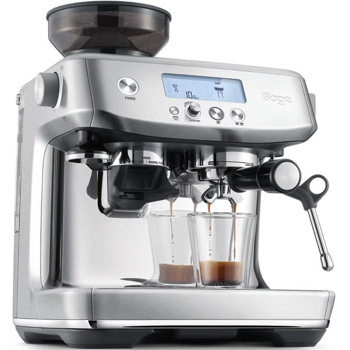Espressor manual SAGE Barista Pro SES878BSS, 1.9l, 1680W, 15 bar, sistem termic ThermoJet, argintiu WALTI
