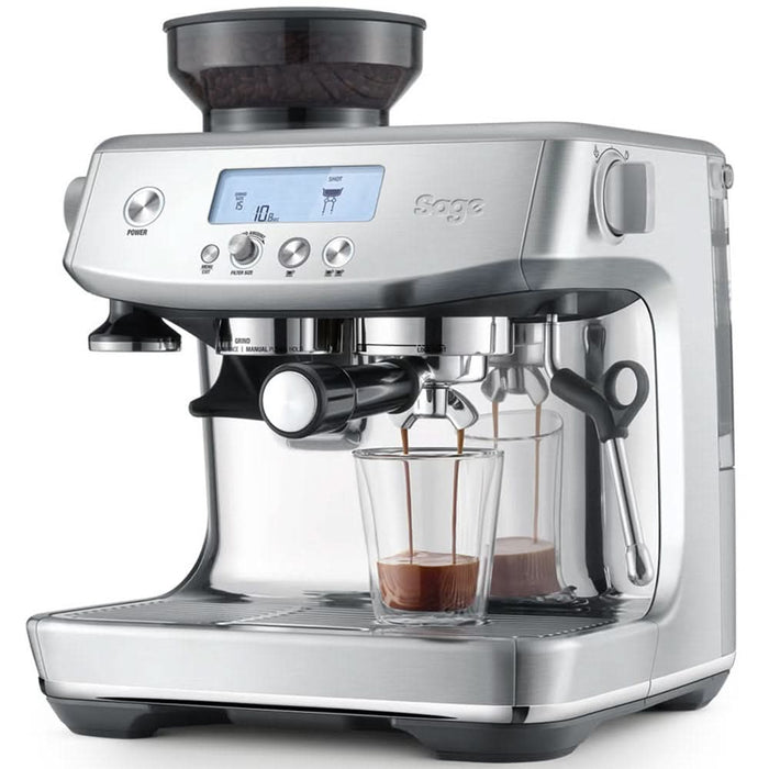 Espressor manual SAGE Barista Pro SES878BSS, 1.9l, 1680W, 15 bar, sistem termic ThermoJet, argintiu WALTI