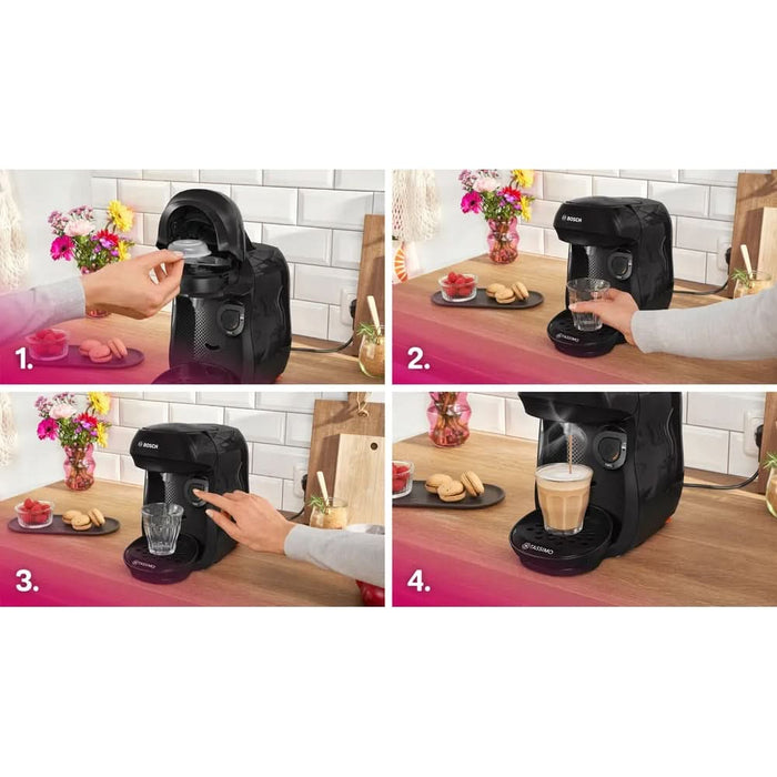 Espressor capsule BOSCH Tassimo Happy Friendly TAS102E, 0.7l, 1400W, negru WALTI