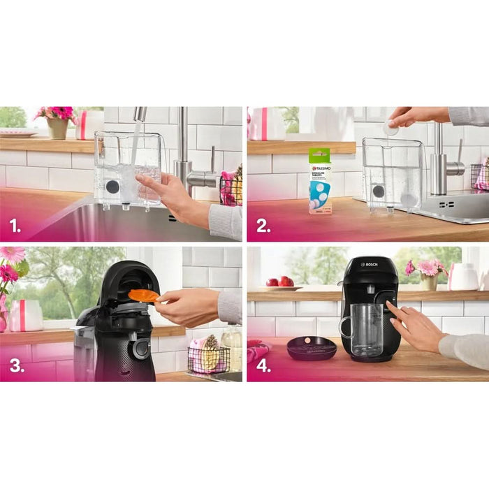 Espressor capsule BOSCH Tassimo Happy Friendly TAS102E, 0.7l, 1400W, negru WALTI