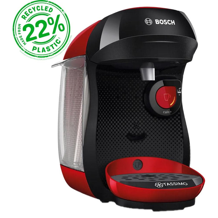 Espressor capsule BOSCH Tassimo Happy Friendly TAS103E, 0.7l, 1400W, rosu-negru WALTI