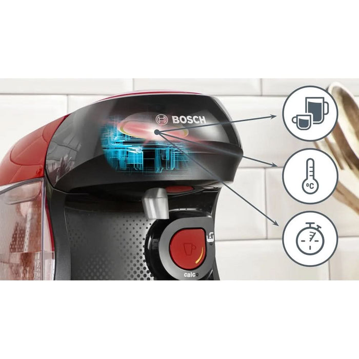 Espressor capsule BOSCH Tassimo Happy Friendly TAS103E, 0.7l, 1400W, rosu-negru WALTI