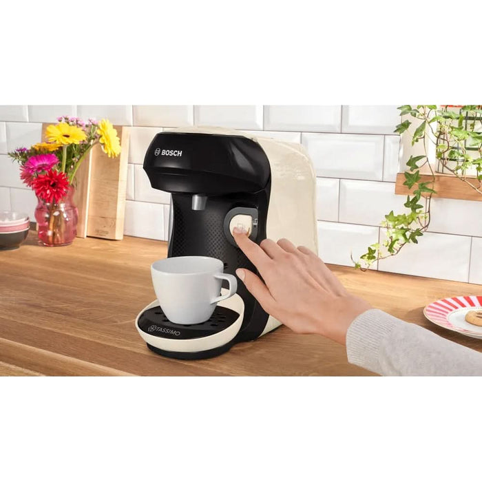 Espressor capsule BOSCH Tassimo Happy Friendly TAS107E, 0.7l, 1400W, bej-negru WALTI