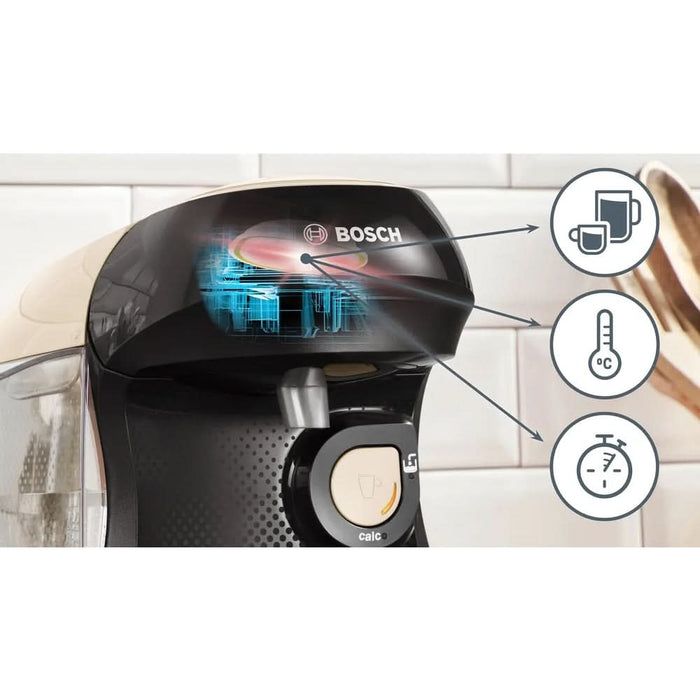 Espressor capsule BOSCH Tassimo Happy Friendly TAS107E, 0.7l, 1400W, bej-negru WALTI