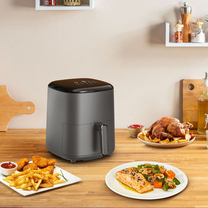 Friteuza cu aer cald TEFAL Easy Fry Max EY245H10, 1kg, 5l, 1500W, gri inchis WALTI