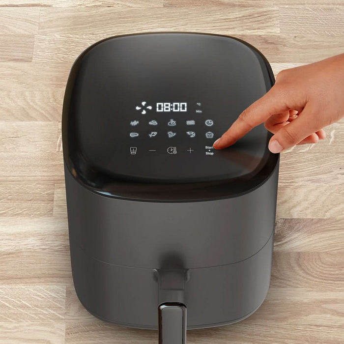 Friteuza cu aer cald TEFAL Easy Fry Max EY245H10, 1kg, 5l, 1500W, gri inchis WALTI