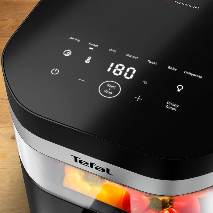 Friteuza cu aer cald TEFAL Easy Fry Infrared EY8328E0, 1.5kg, 7l, 2400W, negru WALTI