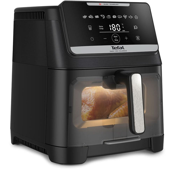 Friteuza cu aer cald TEFAL Easy Fry Silence EY8468E0, 2kg, 7l, 2000W, negru WALTI