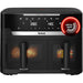 Friteuza cu aer cald dubla TEFAL Ever Fry XXL Dual EY9478E0, 11l, 2kg, 2700W, negru - WALTI WALTI