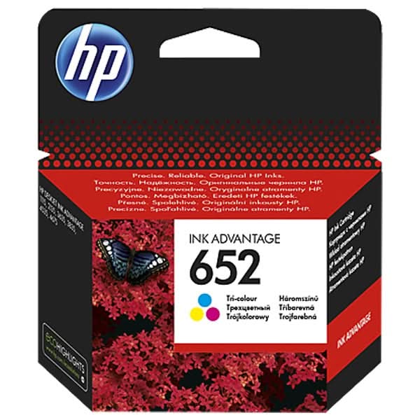 Cartus original HP 652 (F6V24AE), color WALTI