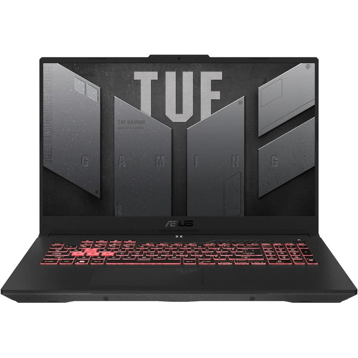 Laptop Gaming ASUS TUF A17 FA707NUG-HX154, AMD Ryzen 7 7445HS pana la 4.7GHz, 17.3" Full HD, 16GB, SSD 512GB, NVIDIA GeForce RTX 4050 6GB, Free DOS, Mecha Gray WALTI