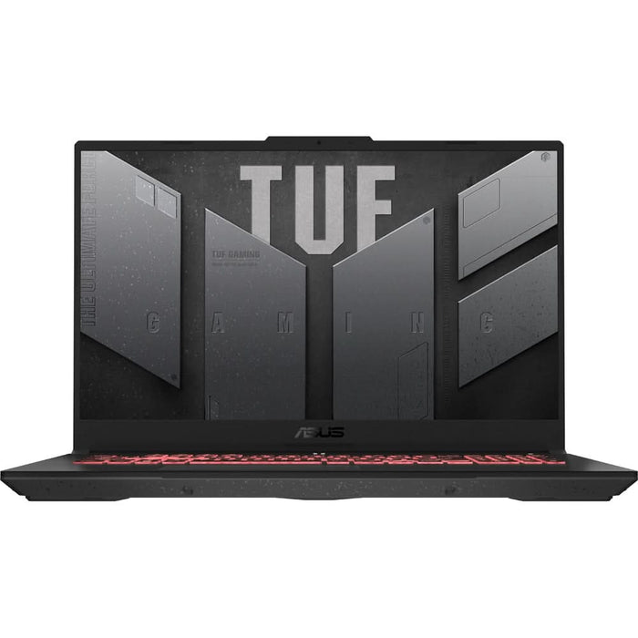 Laptop Gaming ASUS TUF A17 FA707NUG-HX162, AMD Ryzen 7 7445HS pana la 4.7GHz, 17.3" Full HD, 16GB, SSD 2TB, NVIDIA GeForce RTX 4050 6GB, Free DOS, Mecha Gray WALTI