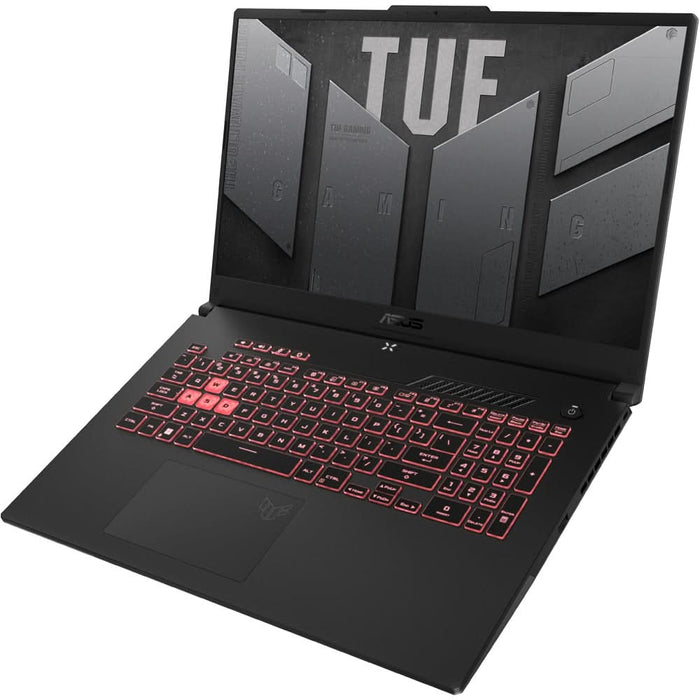 Laptop Gaming ASUS TUF A17 FA707NUG-HX162, AMD Ryzen 7 7445HS pana la 4.7GHz, 17.3" Full HD, 16GB, SSD 2TB, NVIDIA GeForce RTX 4050 6GB, Free DOS, Mecha Gray WALTI