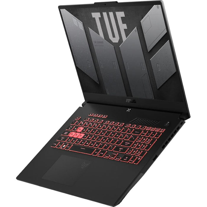 Laptop Gaming ASUS TUF A17 FA707NUG-HX154, AMD Ryzen 7 7445HS pana la 4.7GHz, 17.3" Full HD, 16GB, SSD 512GB, NVIDIA GeForce RTX 4050 6GB, Free DOS, Mecha Gray WALTI