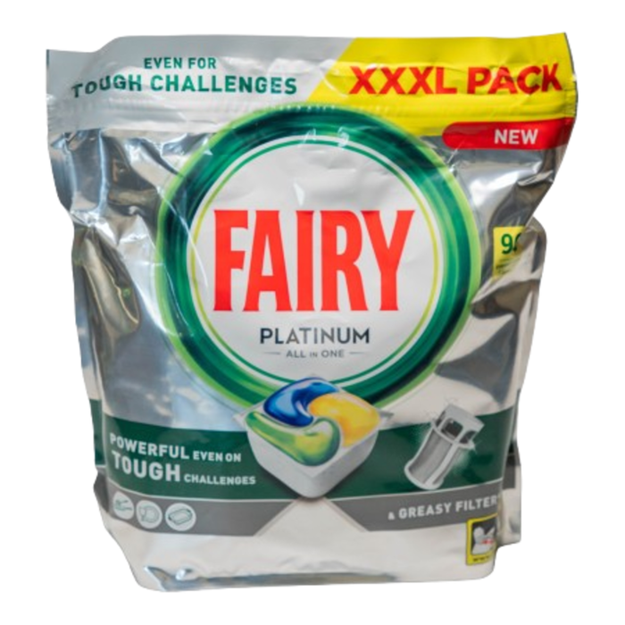 FAIRY Detergent capsule pentru mașina de spălat vase  Platinum Lemon, 96 buc WALTI