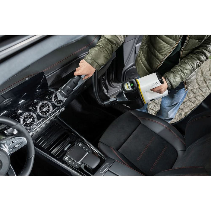 Aspirator vertical KARCHER VC 6 Cordless Ourfamily Pet, 0.8l, 25.2V, autonomie max 50 min, alb-argintiu WALTI