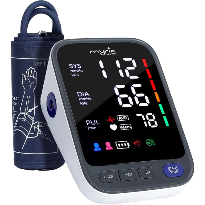 Tensiometru digital de brat MYRIA FC-BP113, alb-negru WALTI