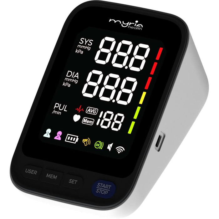 Tensiometru digital de brat MYRIA FC-BP113, alb-negru WALTI