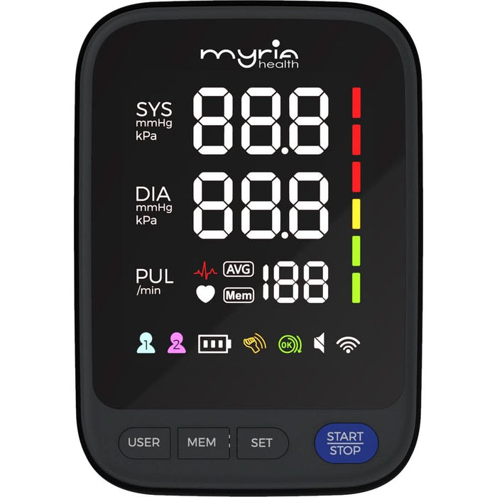 Tensiometru digital de brat MYRIA FC-BP113, alb-negru WALTI