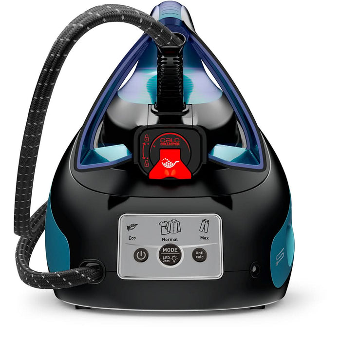 Statie de calcat TEFAL Express Vision SV8151E0, 2800W, 500g/min, 1800ml, talpa Durilium, albastru-negru WALTI
