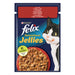 felix SENSATIONS Hrana pentru Pisici cu Vita & Rosii in Aspic 85 g - WALTI WALTI
