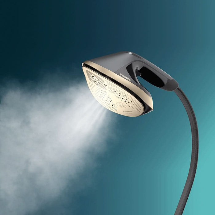Aparat de calcat vertical PHILIPS Seria 8500 All In One AIS8540/80, 2200W, 300g/min, 1200ml, gri-auriu WALTI