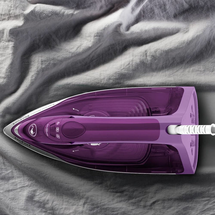 Fier de calcat TEFAL Express Steam FV2836, 2400W, 165g/min, 270ml, talpa ceramica, mov-alb WALTI
