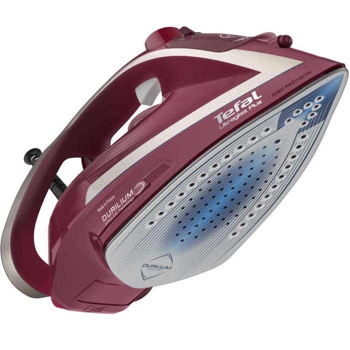 Fier de calcat TEFAL UltraGliss Plus FV6820E0, 2800W, 260g/min, 270ml, talpa Durilium AirGlide, visiniu-alb WALTI