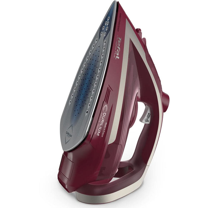 Fier de calcat TEFAL UltraGliss Plus FV6820E0, 2800W, 260g/min, 270ml, talpa Durilium AirGlide, visiniu-alb WALTI