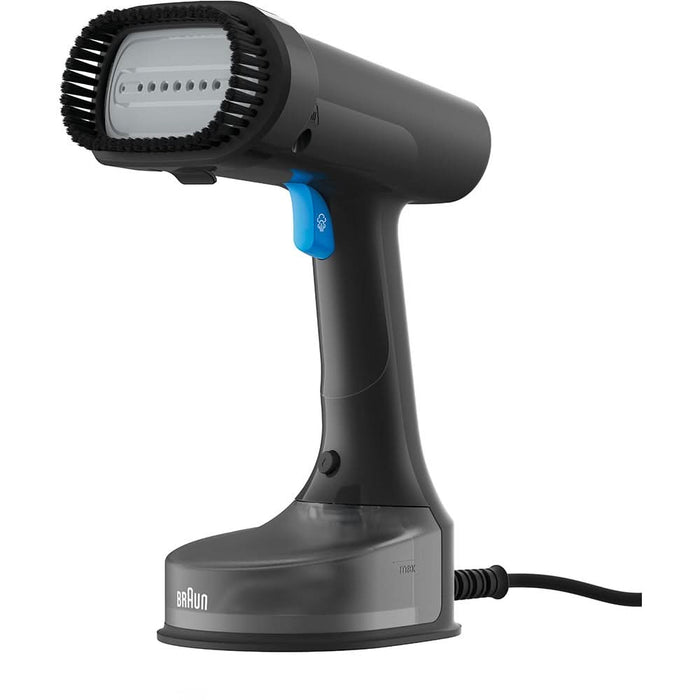 Aparat de calcat vertical cu abur BRAUN GS5031BL, 1200W, 25g/min, 150ml, talpa Dual FreeGlide 3D, bleumarin-negru WALTI