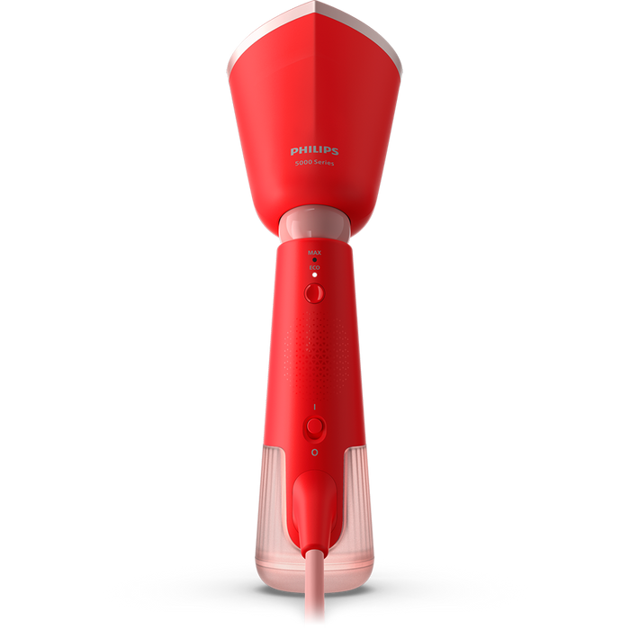 Aparat de calcat vertical PHILIPS Seria 5000 STH5020/40, 1400W, 24g/min, 120ml, rosu-roz WALTI