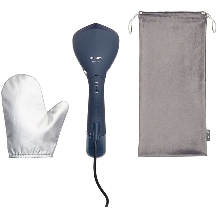 Aparat de calcat vertical PHILIPS Seria 7000 STH7020/20, 1500W, 100ml, albastru inchis WALTI